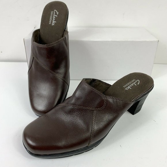 clarks bendables mules